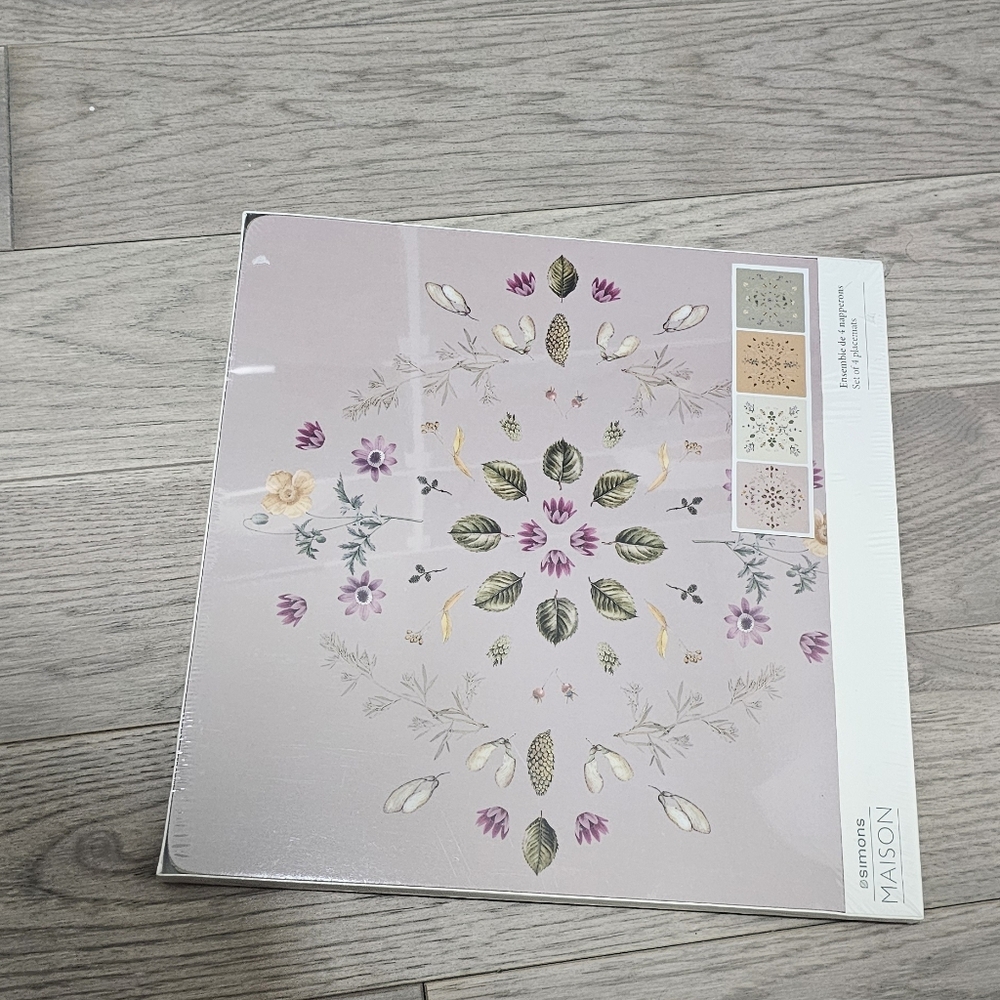 Simons Maison Floral Placemats in Pastel Hues